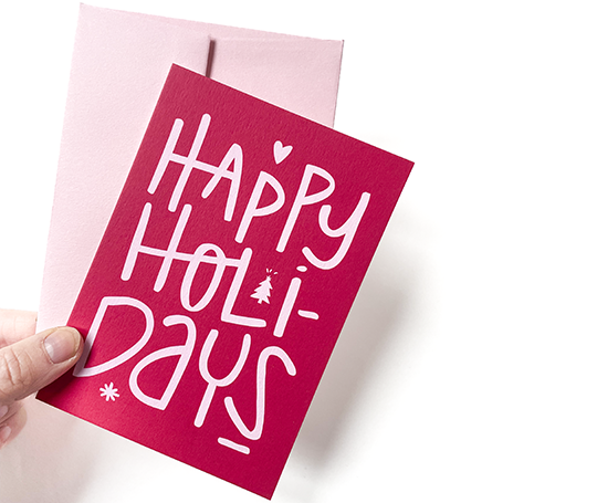 Carte - Happy Holidays 2026