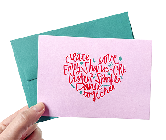 Carte - Coeur de mots