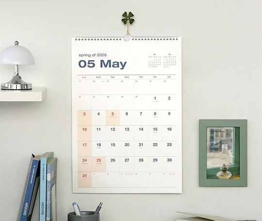 Calendrier 7 weeks - 2026 (14 mois)