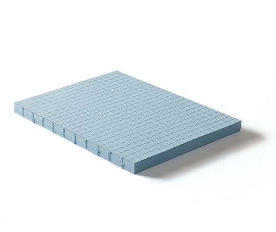 Carnet cousu main Martina à couverture gaufrée - Celeste