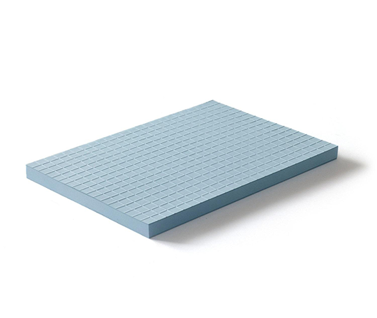 Carnet cousu main Martina à couverture gaufrée - Celeste