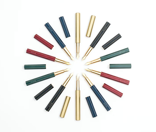 Ystudio stylo-plume en laiton - Vert