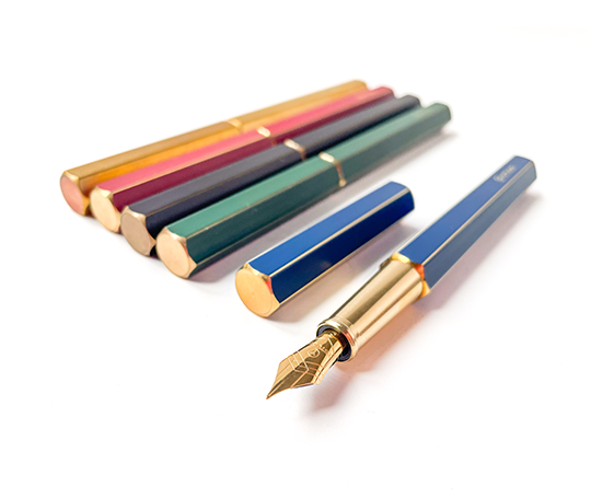 Ystudio stylo-plume en laiton - Noir