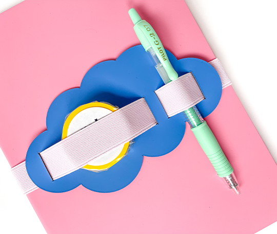 Carnet à couverture souple et élastique - Voyager Cloud