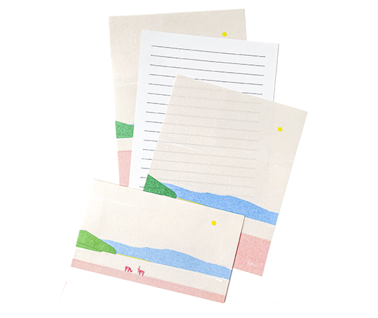Ensemble de papier à lettres - Lakeside Taku Bannai