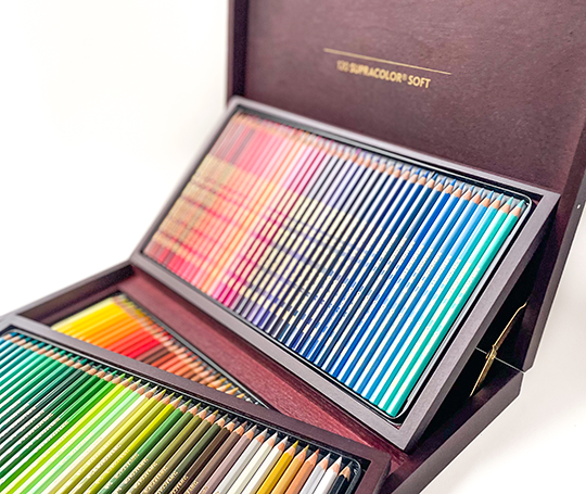 Caran d'Ache - Boîte de 120 crayons Supracolor (bois)