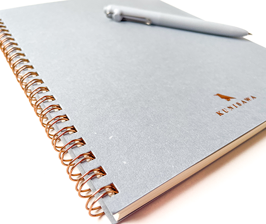 Carnet à spirale "The Executive" - Blue Mist