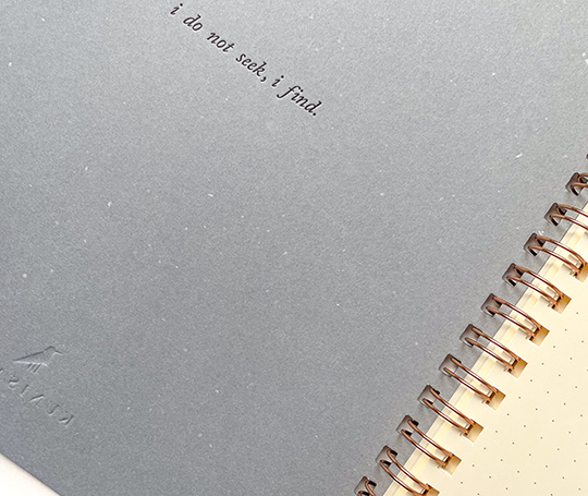 Carnet à spirale "The Executive" - Blue Mist