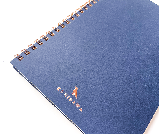 Carnet à spirale "Find" - Indigo