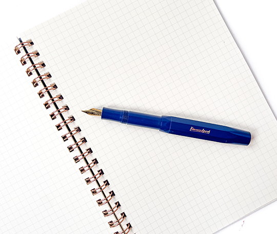 Carnet à spirale "Find" - Indigo