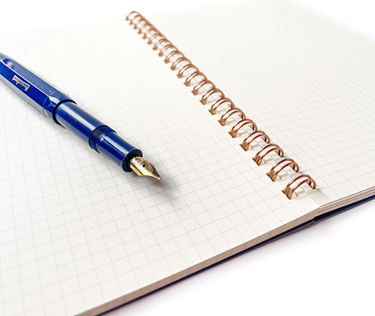 Carnet à spirale "Find" - Indigo