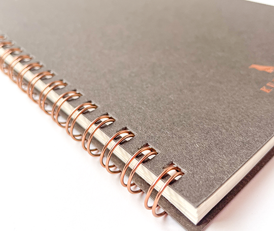 Carnet à spirale "Find" - Charcoal