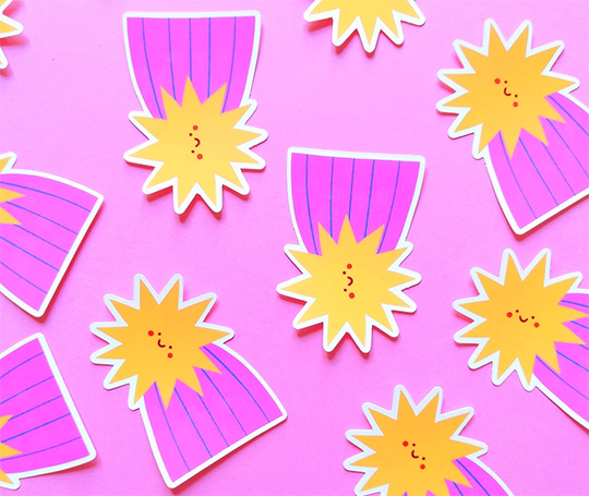 Autocollant Etoile Filante