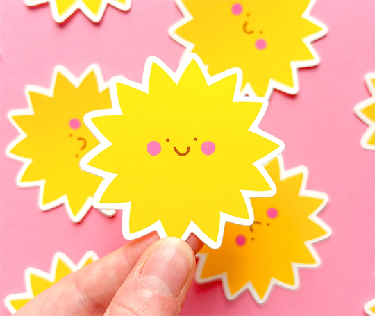 Autocollant Soleil