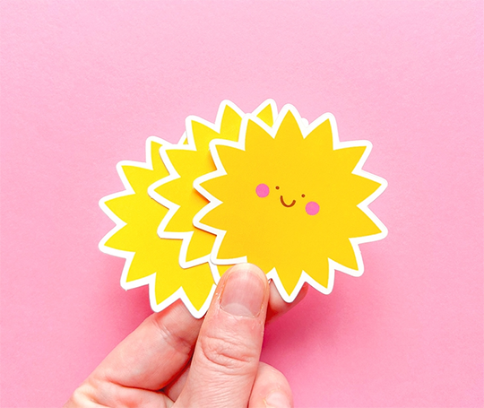 Autocollant Soleil