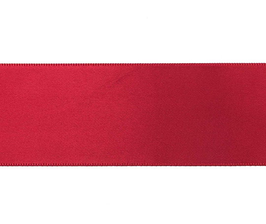 Ruban de satin rouge - 38 mm