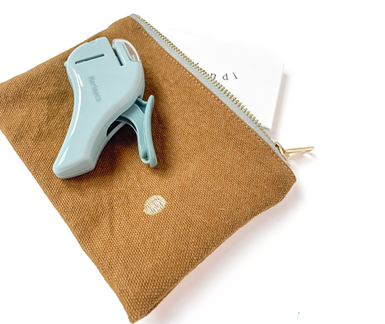 Petite pochette en coton - Nuts