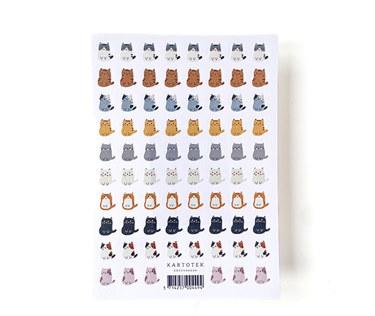 Planche d'autocollants - Mini Cats