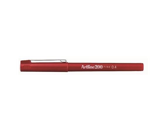 Artline 200 feutre 0,4mm - Rouge foncé