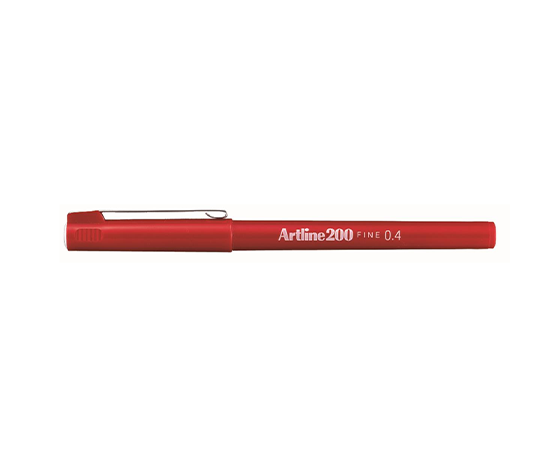Artline 200 feutre 0,4mm - Rouge