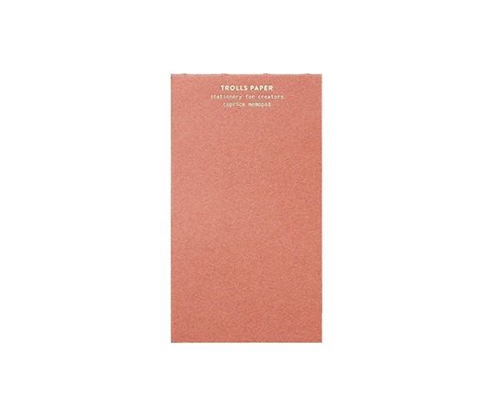 Caprice bloc-mémo à feuilles multicolores - Rose