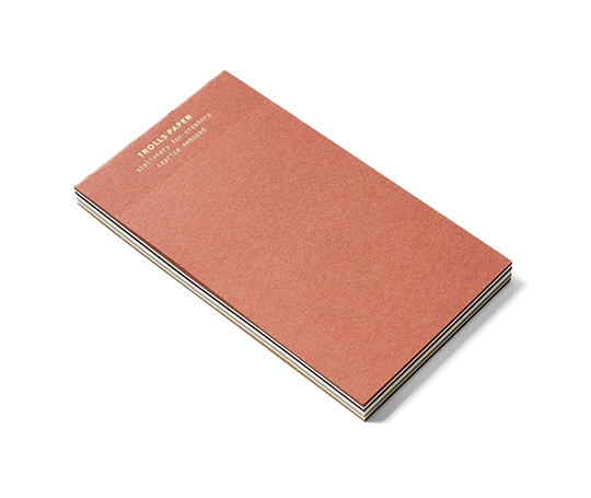 Caprice bloc-mémo à feuilles multicolores - Rose