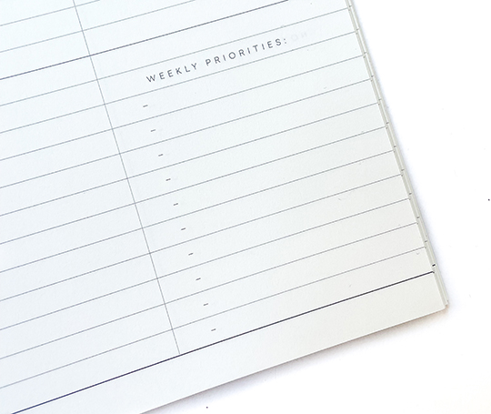 Notem - Planificateur MILO - semainier