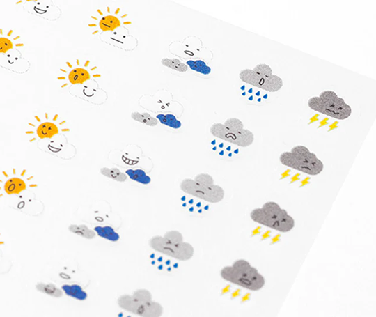Midori - mini autocollants - Weather