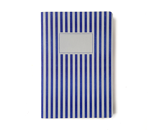 Carnet souple à rayures
