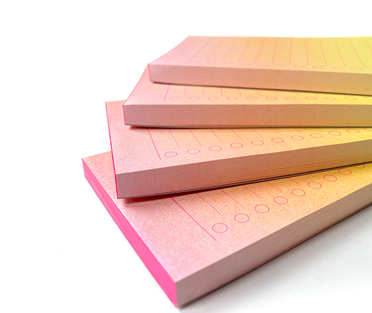 Mini bloc To Do imprimé en risographie