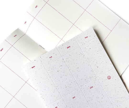 Carnet planificateur non-daté en colonnes