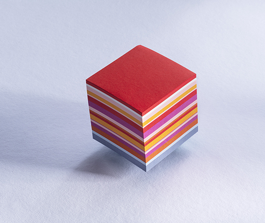 Cube bloc-notes - Happiness