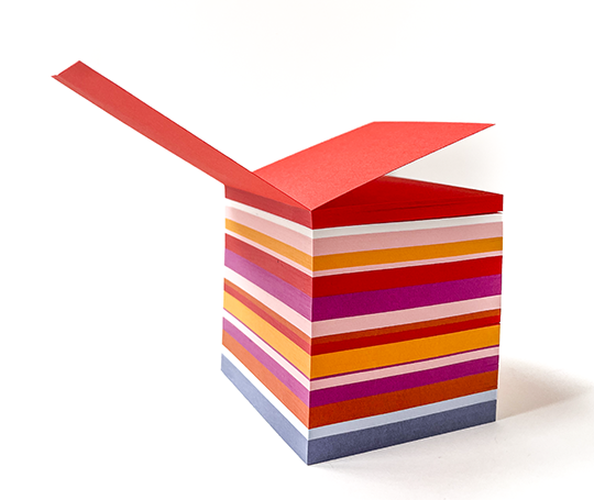 Cube bloc-notes - Happiness