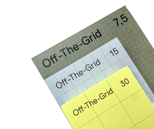 Gros bloc-notes Off-The-Grid - Sky