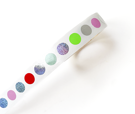 Distributeur d'autocollants - Mini ronds