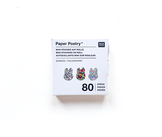 Distributeur d'autocollants - Mini lapins