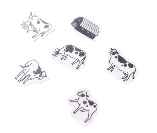 Autocollants "flake" Ah là là - Vaches