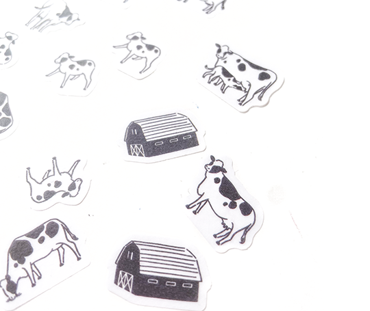 Autocollants "flake" Ah là là - Vaches