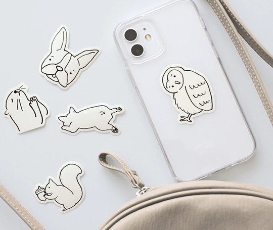 Autocollants Tickle - Loutres