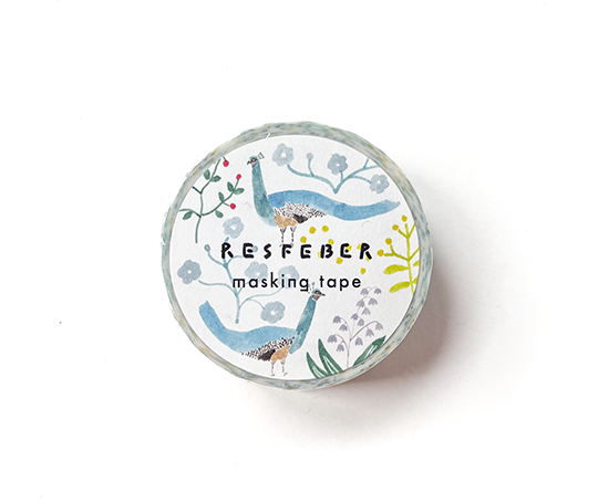 Washi tape - Paons - Kayo Ayoama