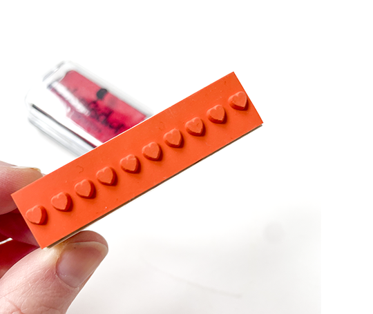 Cachet - Ligne de coeurs