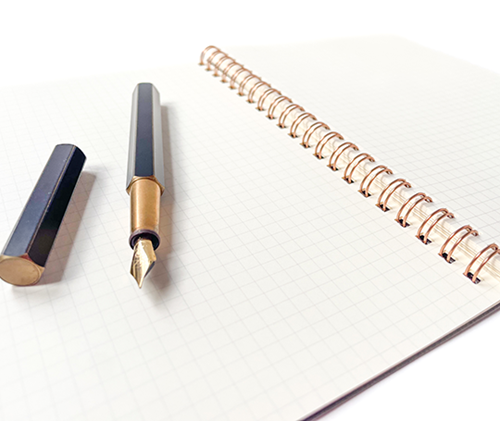 Carnet à spirale "Find" - Blue Mist