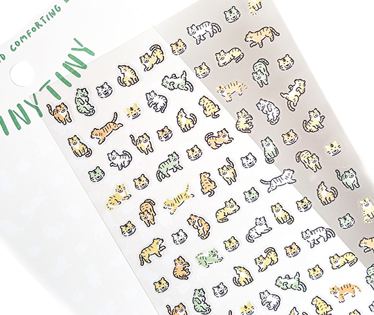 Planche d'autocollants Tiny Tiny - Tigres