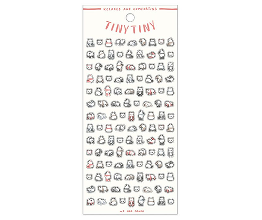 Planche d'autocollants Tiny Tiny - Pandas