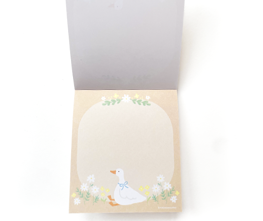 Bloc mémo illustré - Oie