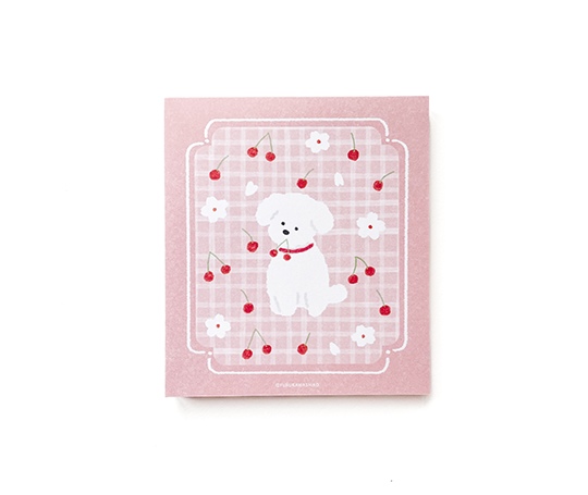 Bloc mémo illustré - Bichon