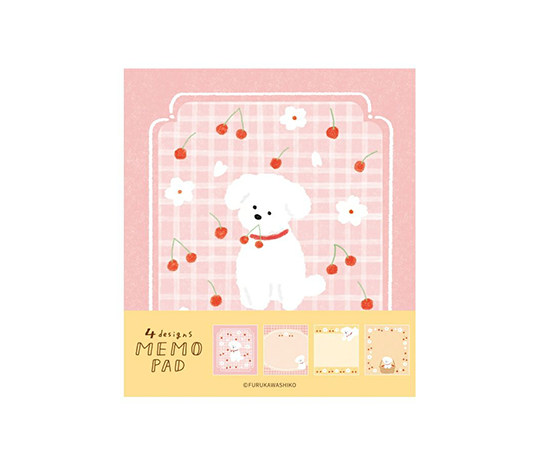 Bloc mémo illustré - Bichon