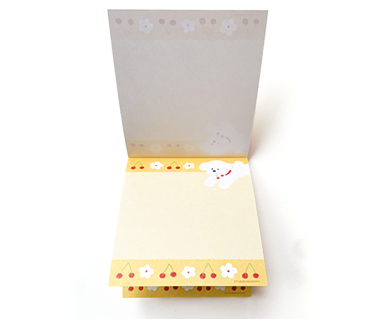 Bloc mémo illustré - Bichon