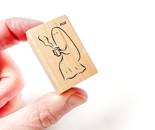 Cachet - Fantôme et sa tasse