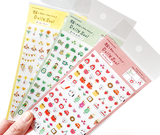 Planche d'autocollants Daily Seal - Vert